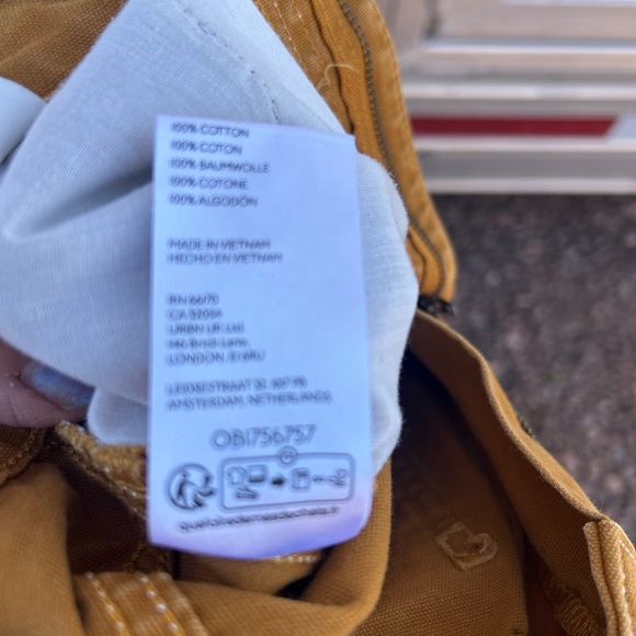 BDG Urban Outfitters Canvas Carpenter Pants Size 26 - Picture 7 of 11